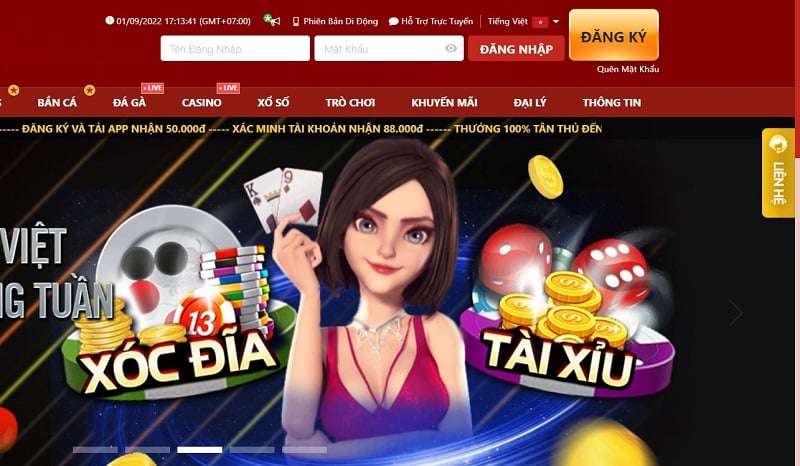 đăng ký tài khoản vn88 một cách dễ dàng và thuận tiện cho người chơi mới 1 chọn nút đăng ký
