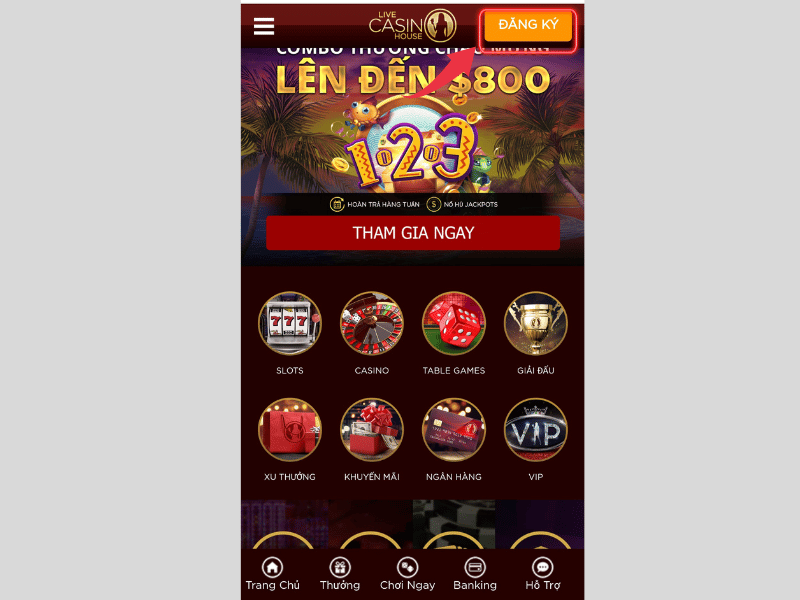hướng dẫn đăng ký live casino house nhanh chóng 5 đăng ký live casino house trên điện thoại