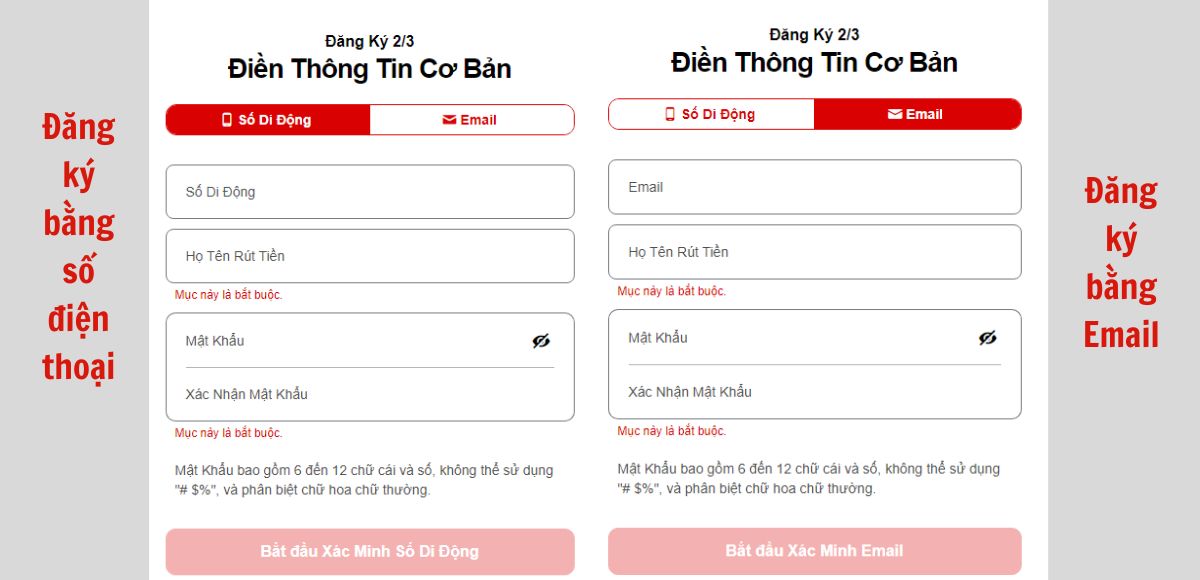 đăng ký kto - hướng dẫn cách tạo tài khoản thành công 3 cung cấp thông tin đăng ký kto
