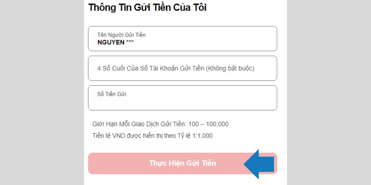 hướng dẫn nạp tiền kto nhanh chóng trong 3 bước 4 điền thông tin nạp tiền kto qua thanh toán trực tuyến