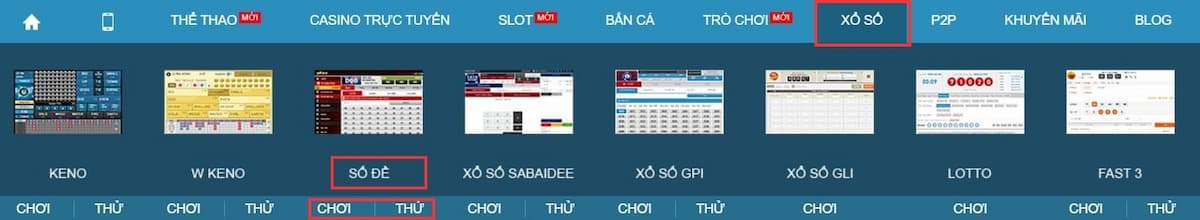 hướng dẫn cách chơi lô đề online chi tiết tại các trang lô đề uy tín 2 lựa chọn sảnh chơi cung cấp lô đề