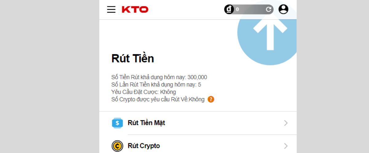 hướng dẫn rút tiền kto về tài khoản ngân hàng nhanh nhất 2 thực hiện thiết lập tài khoản ngân hàng