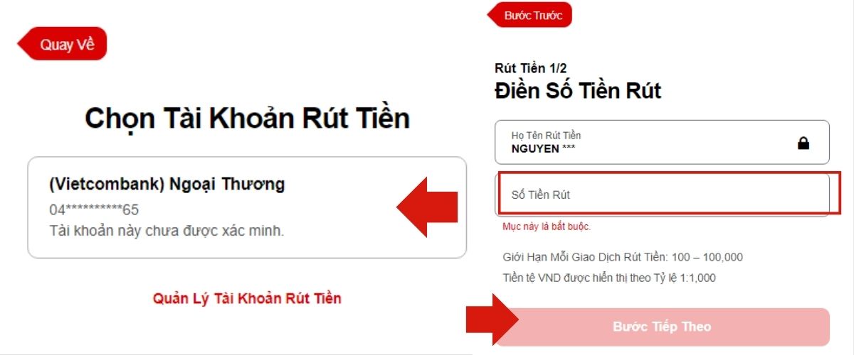 hướng dẫn rút tiền kto về tài khoản ngân hàng nhanh nhất 5 thuc hien qua trinh rut tien kto