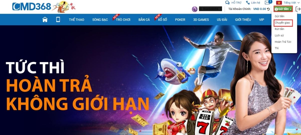 cách rút tiền cmd368 nhanh chóng và an toàn nhất 2 truy cập trang rút tiền cmd368