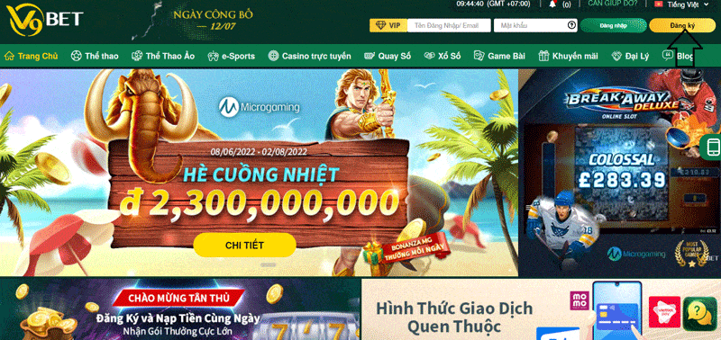 cách đăng ký v9bet đơn giản với 3 bước 2 truy cập nhà cái v9bet