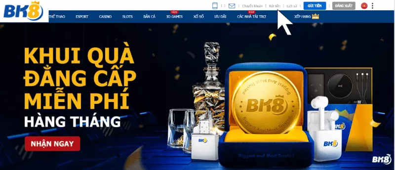 rút tiền bk8 về tài khoản an toàn nhất 31 hướng dẫn rút tiền bk8